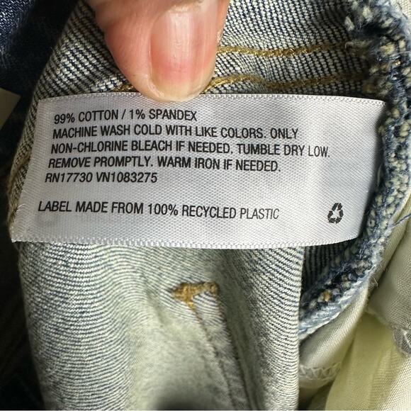 New Universal Thread Vintage Straight Leg Stretch Jeans Size 12/31 Regular Baggy - Picture 11 of 11